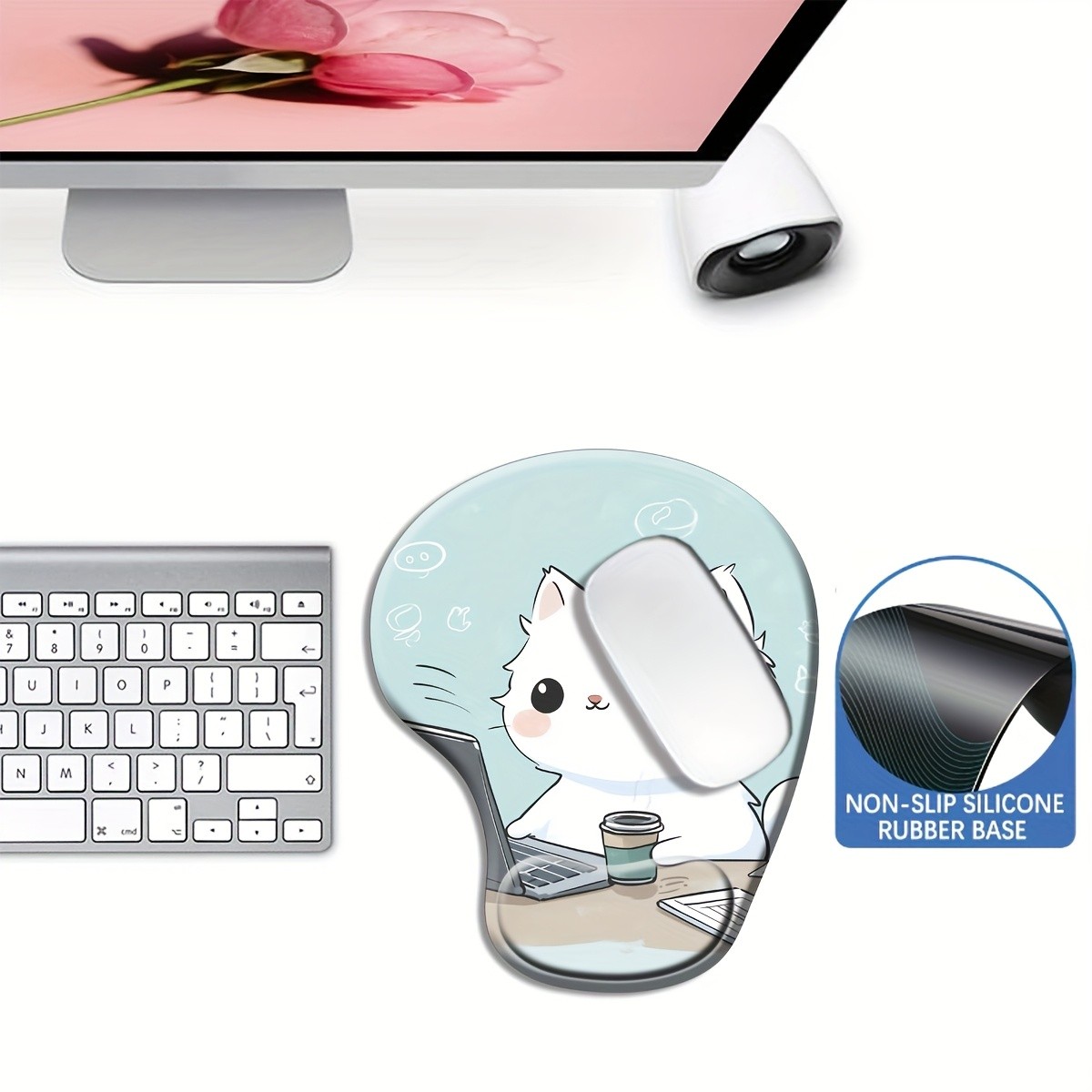 FOBIANJIE Ergonomic Mouse Pad with Wrist Support