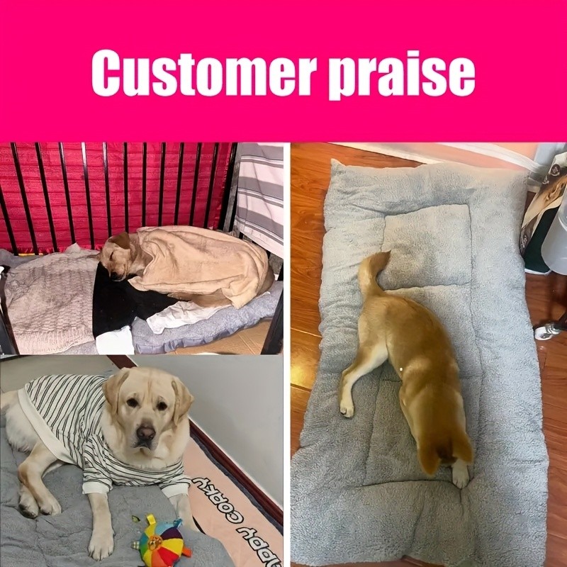 SPERMUOY Extra Large Plush Dog Bed Sofa