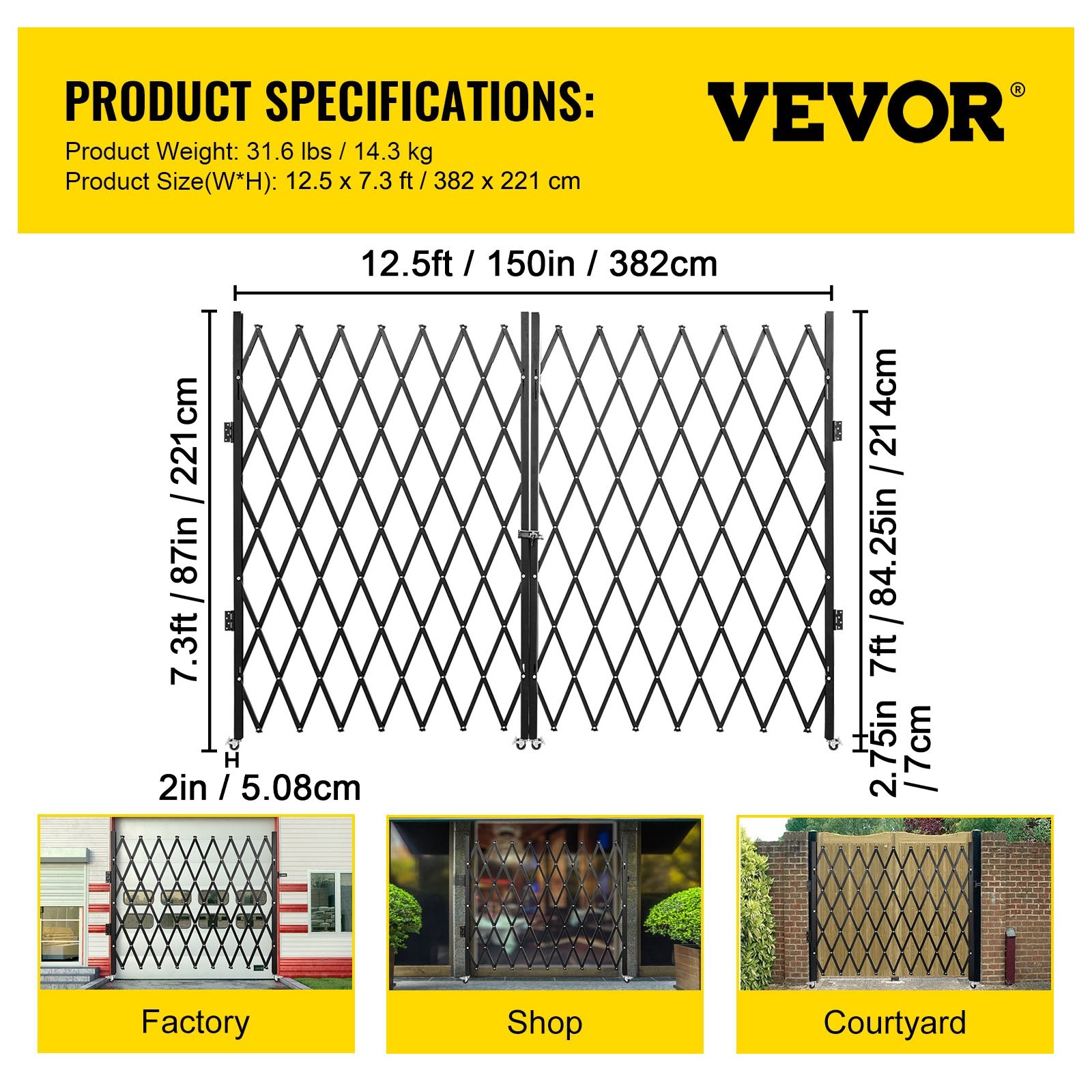 Heavy Duty Outdoor Gate