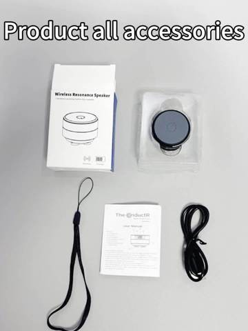 POLVCDG Audio Bone Conduction Wireless Speaker  Open-Air Sound, Deep Vibration & Modern Wireless Audio