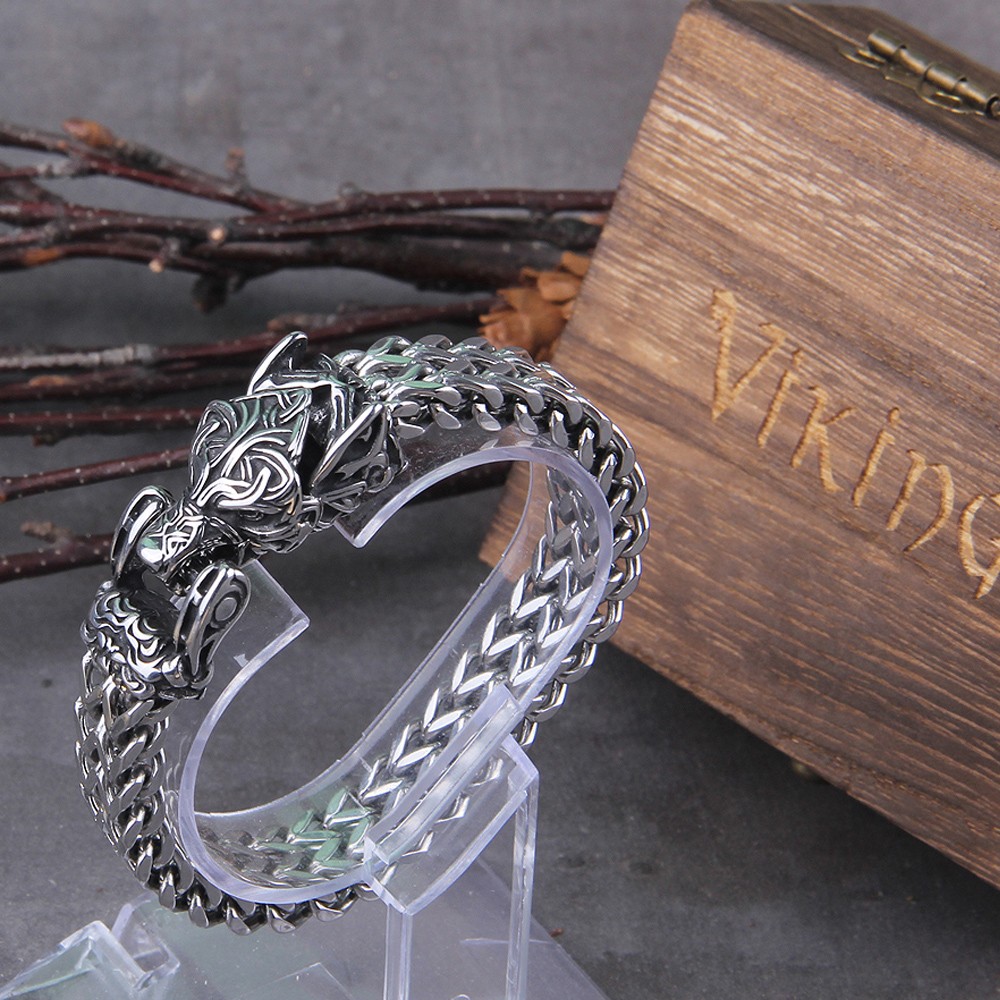 The Midgard Serpent Stainless Steel Bracelet