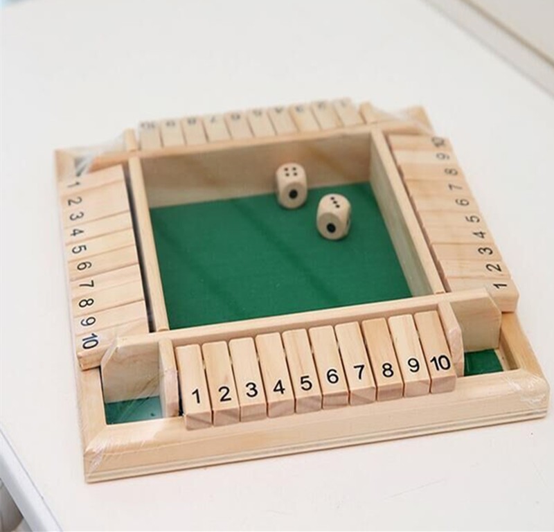 FUNNY FAMILY GAMES-Shut The Box Board Game