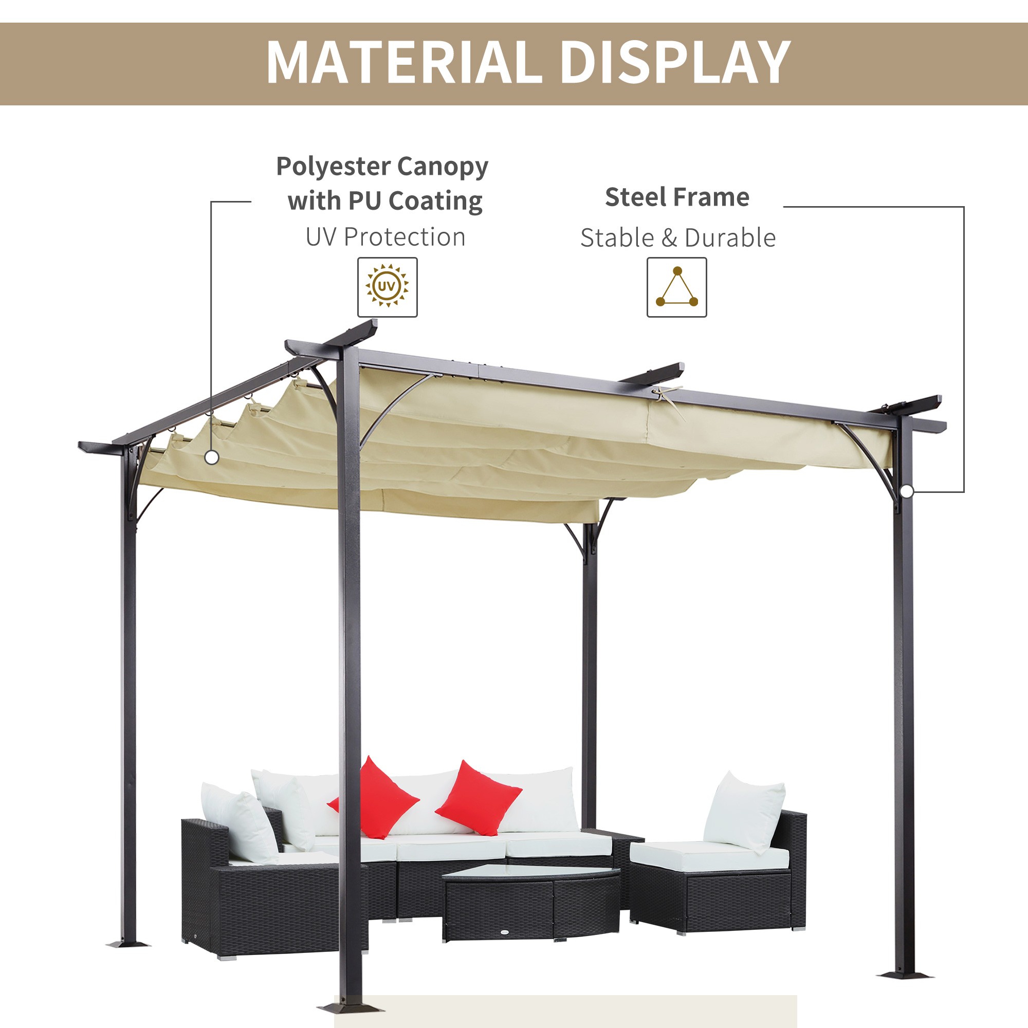 Outdoor Pergola Canopy