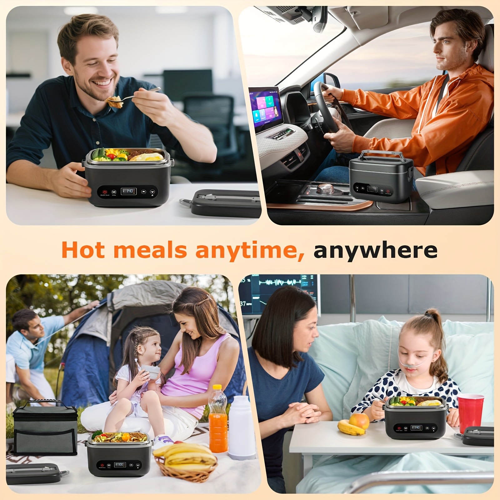 1.2L Cordless Lunch Box with 12000mAh Battery