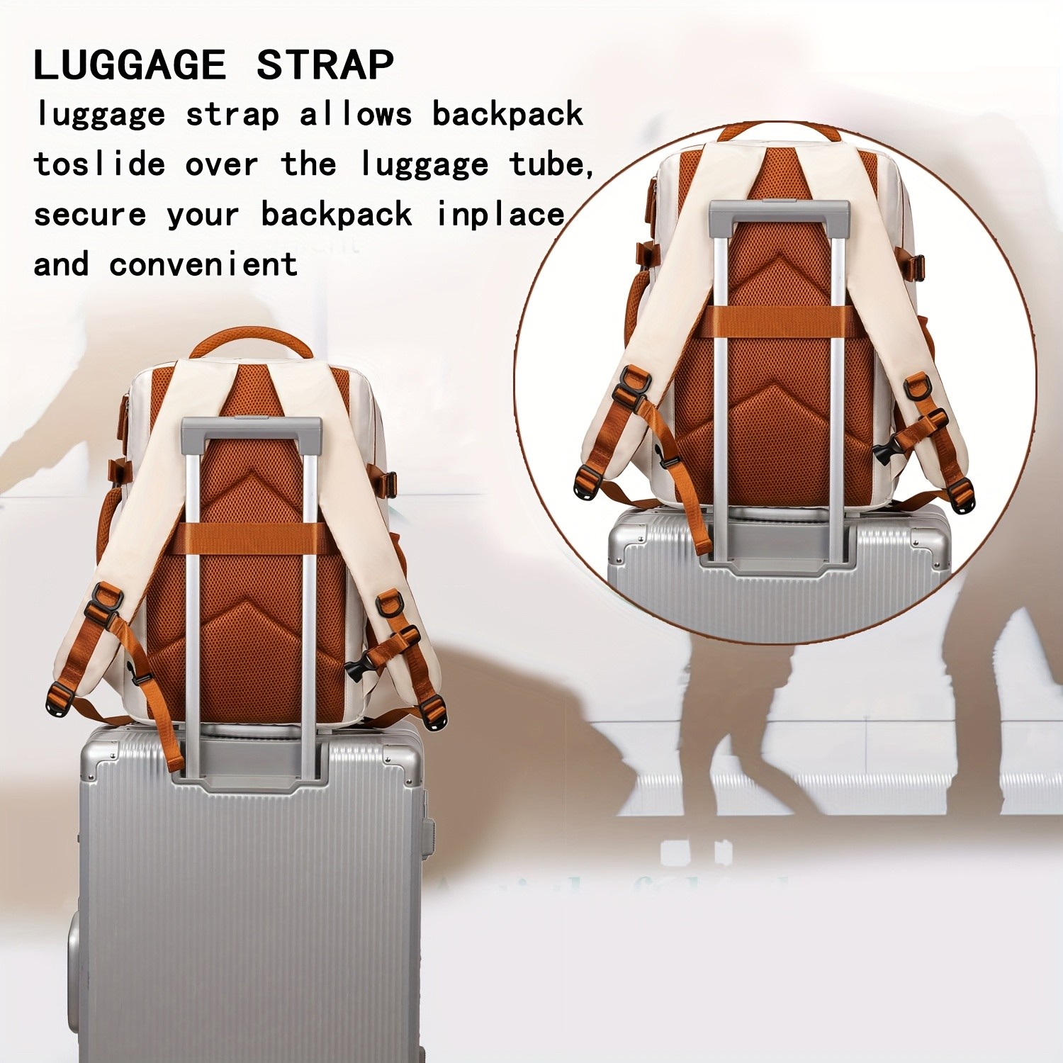 ENOSHI Airline-Approved 39.62 cm Laptop Travel Backpack Durable, Sleek & Multi-Functional Backpack for Travel, Work & Daily Adventure