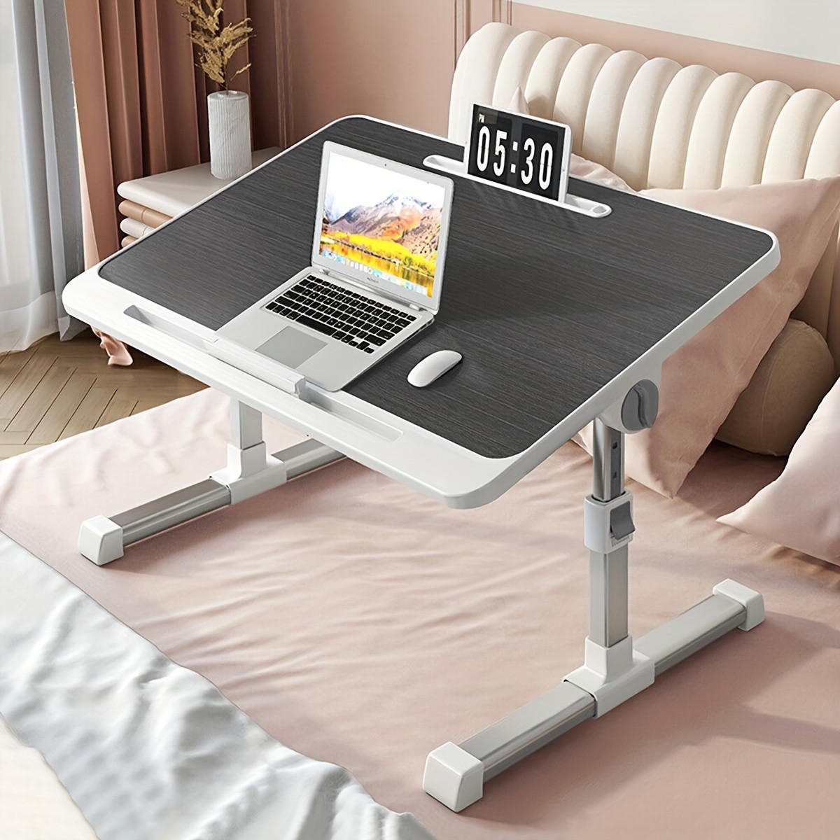 Adjustable Foldable Laptop Bed Table 60x40cm