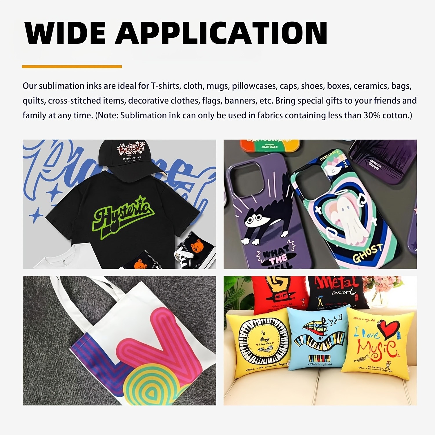 Four-Color Sublimation Ink Set