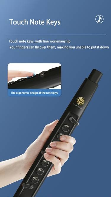SUNRISE MELODY M1 EWI Beginner-Friendly Digital Wind Instrument with 26 Timbres & Touch-Key Precision