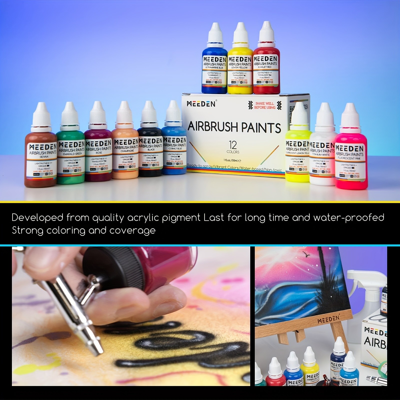 MEEDEN Airbrush Painting Kit