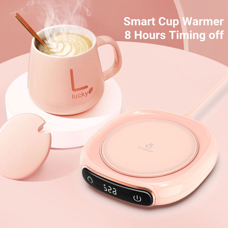 Coffee Mug Warmer Smart Heating Coaster for Constant Temperature and Thermal Insulation
