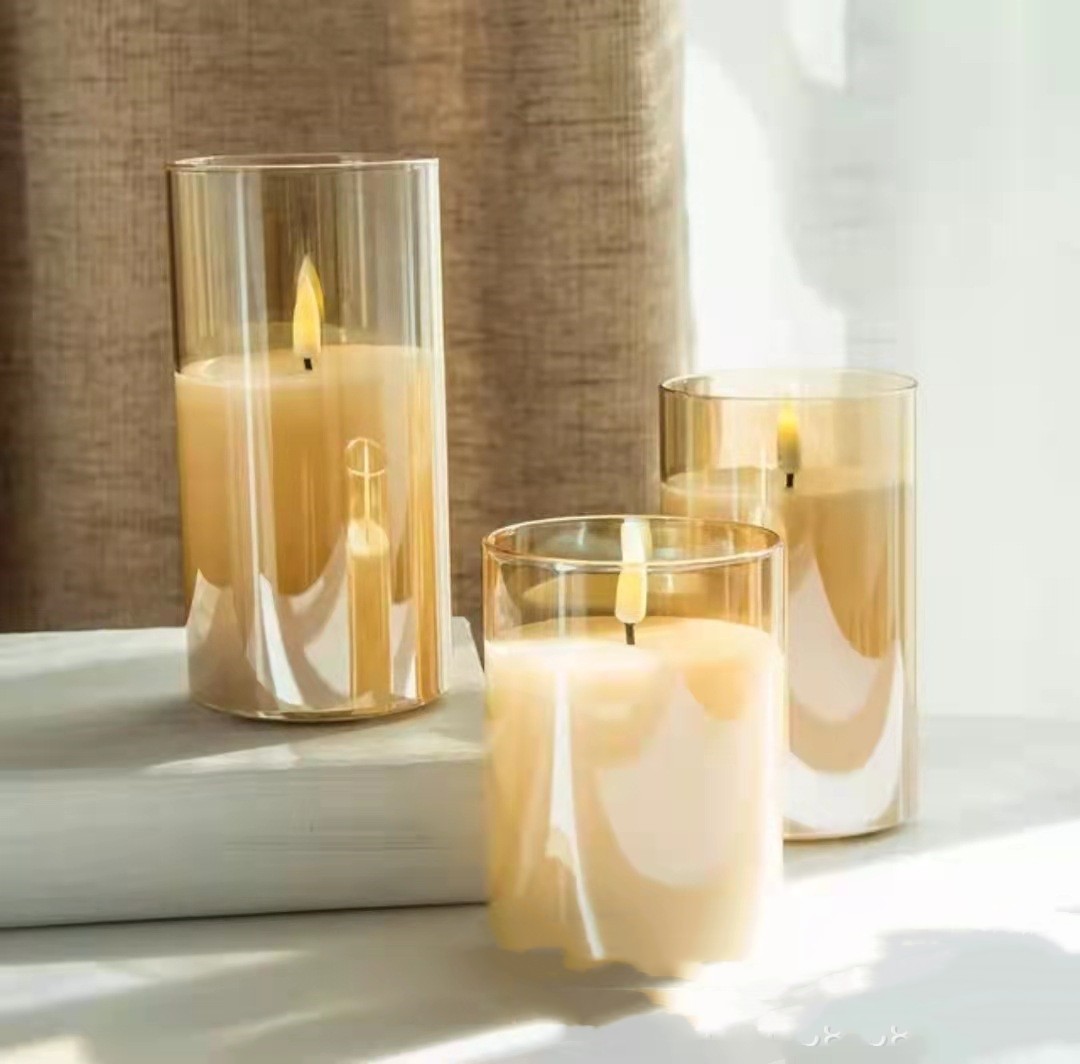 LED Acrylic Flameless Candles