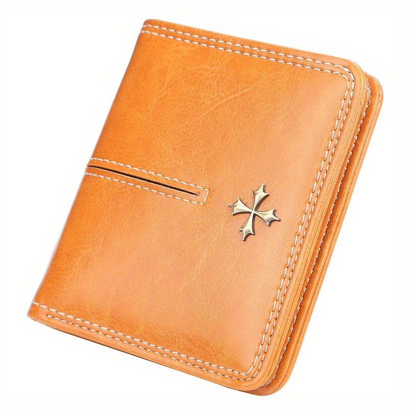 BAELLERRY Womens Slim Wallet IC Magnetic Closure, Double-Fold Billfold, Zipper Coin Pocket & Multi-Card Holder