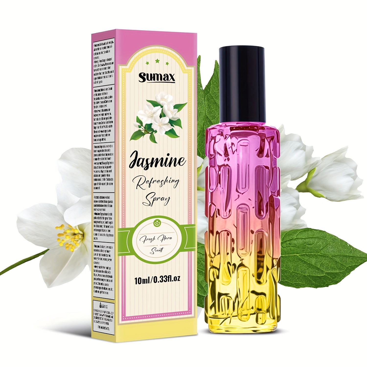 SUMAX Jasmine Flower Refreshing Deodorizing Spray Gentle, Fragrant & Perfect for Summer Confidence
