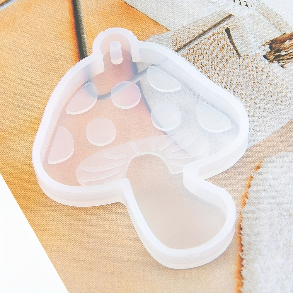 1pc MINGXUAN Silicone Mushroom Resin Casting Mold