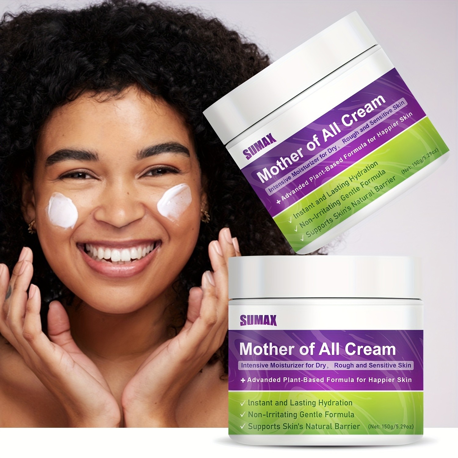 SUMAX Hydrating Face Cream Ceramide & Hyaluronic Acid Moisture Barrier Enhancing Cream (150g)