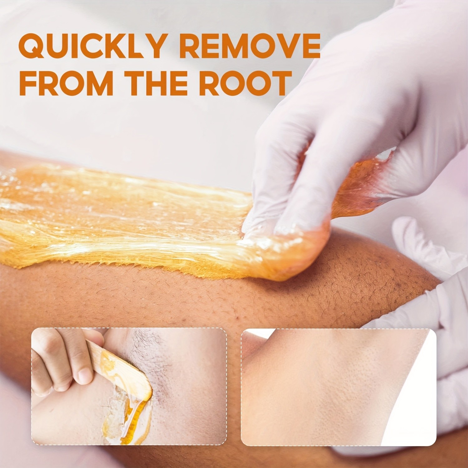 SUMAX Lemon & Honey Hair Removal Wax Gentle 50g Formula with Plant-Based Squalane for Face & Body