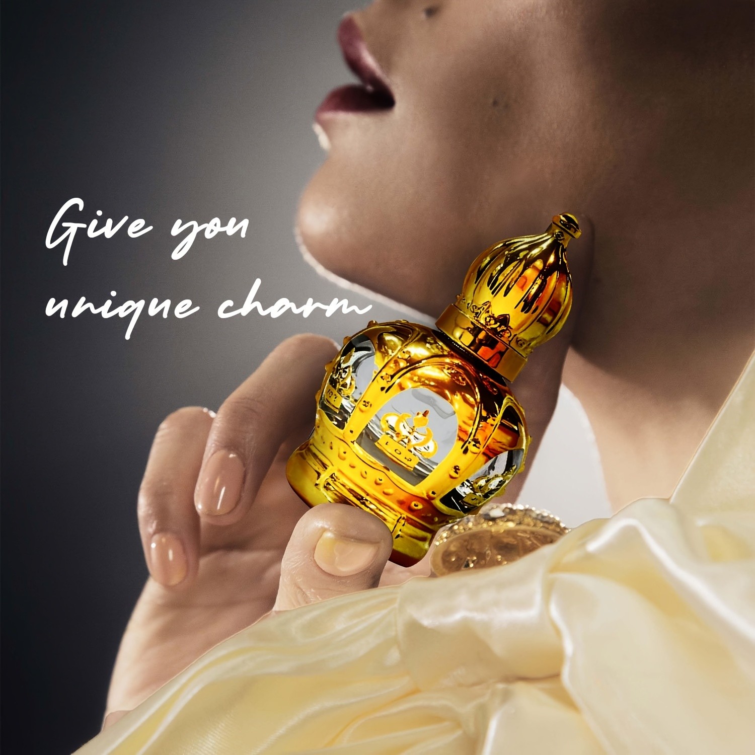 SUMAX Luxury Golden Crown Perfume Roller Ball Alcohol-Free Long-Lasting Royal Fragrance Oil with Gift Box