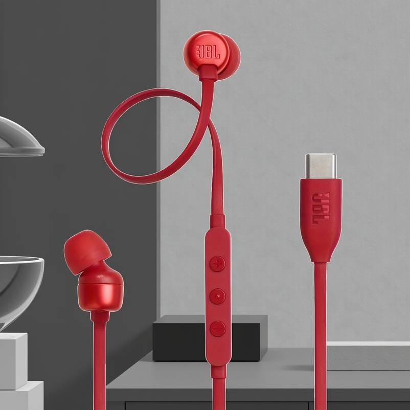 JBL TUNE310C Wired Type-C In-Ear Earphones  Compact, Tangle-Free & Crystal-Clear Audio for Everyday Use