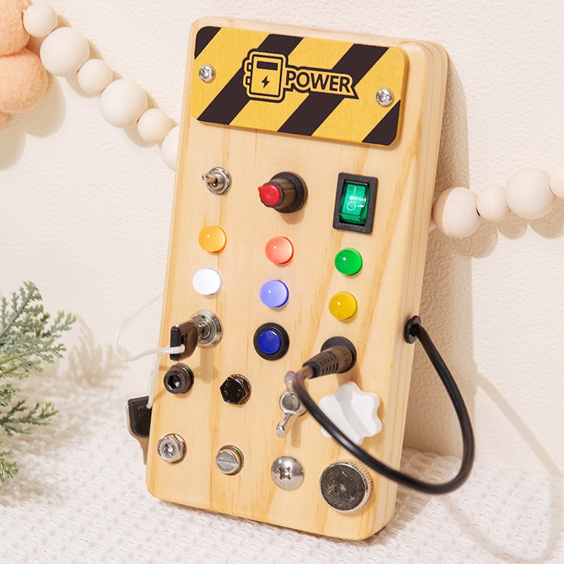 Montessori Wooden Switch Board