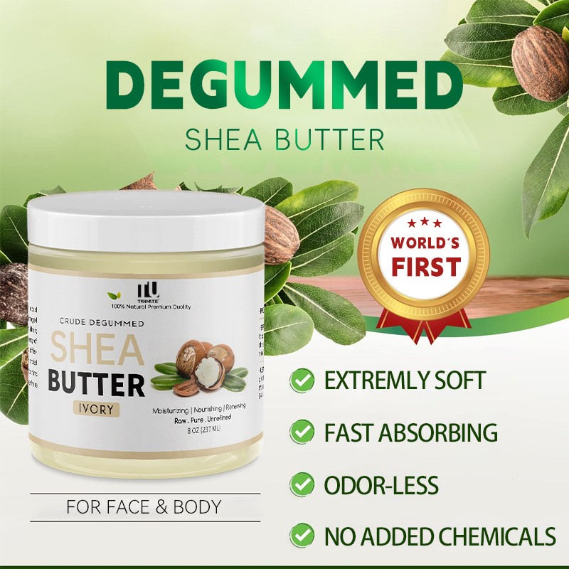 Tonnate Crude Degummed Shea Butter (Ivory): Pure & Natural Moisturizer