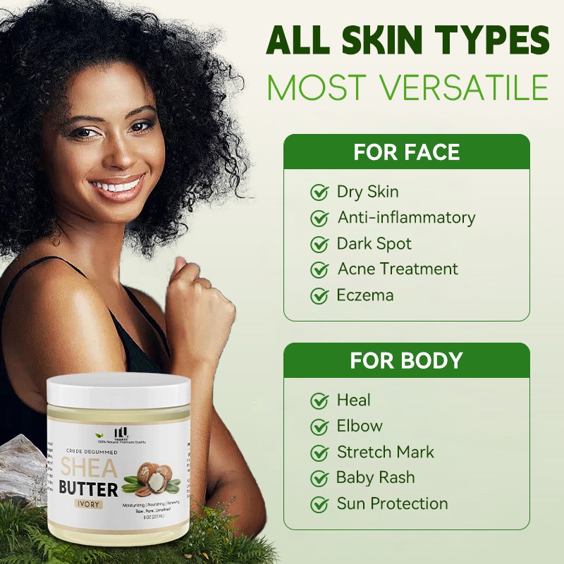 Tonnate Crude Degummed Shea Butter (Ivory): Pure & Natural Moisturizer