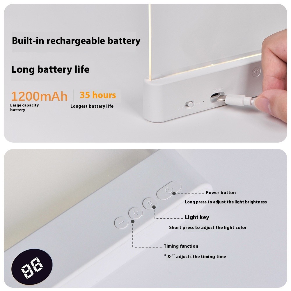 Rechargeable Reading Light: Illuminate Your Reading Experience Anywhere