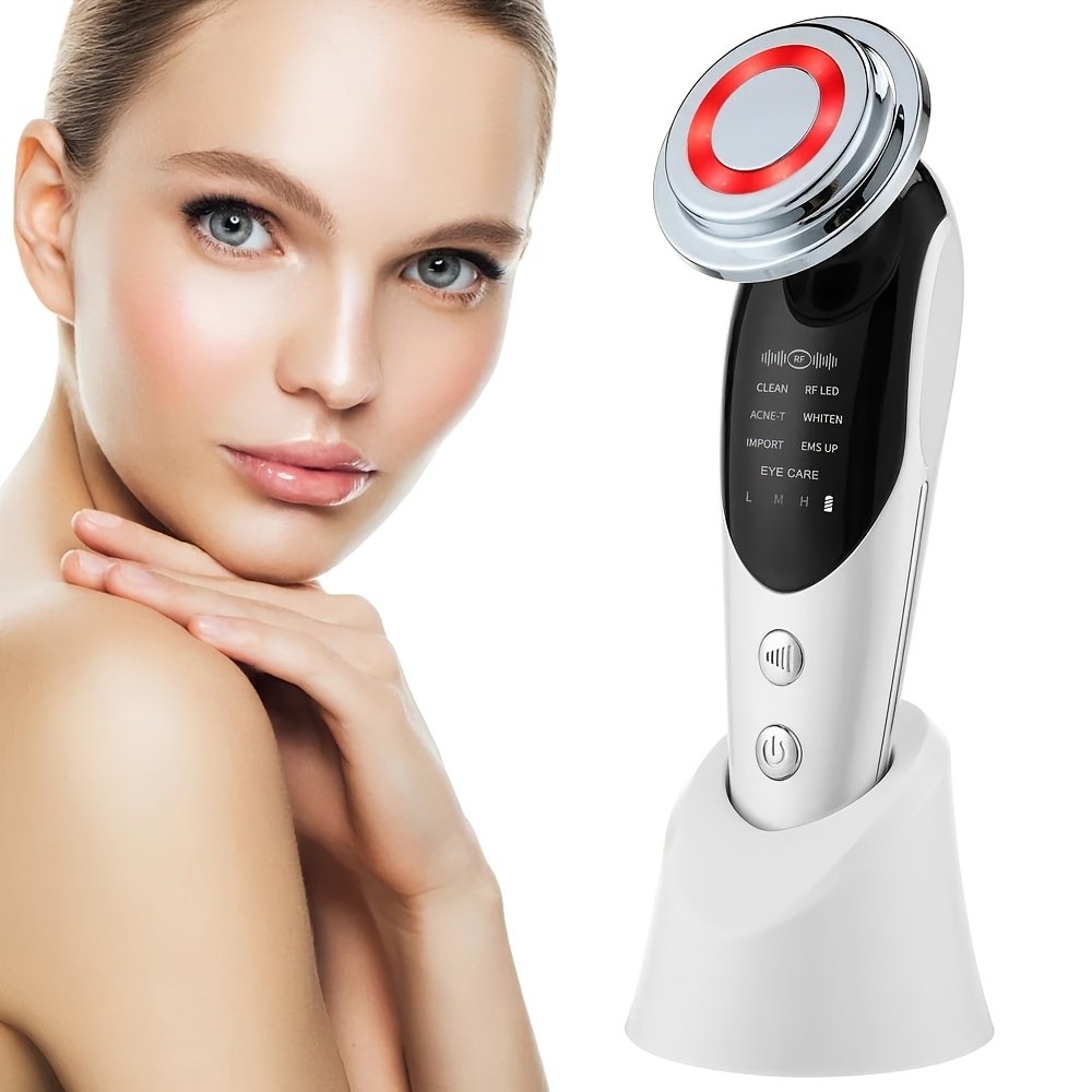RF LED Facial Beauty Device  Multi-Mode Skin Care with EMS & Eye Care