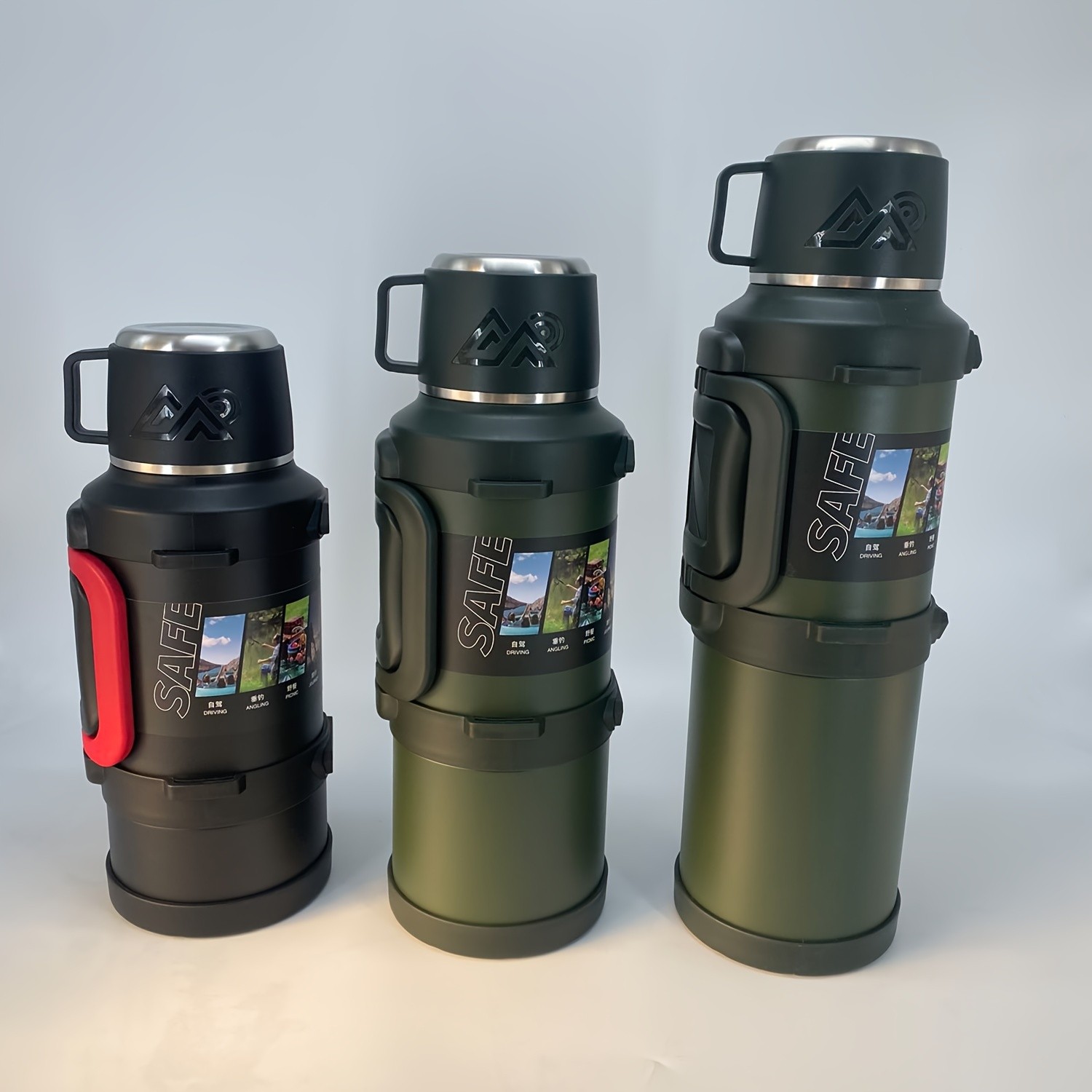 Large Capacity Insulated Water Bottles 3.2L, 4L & 5L for All-Day Outdoor Hydration