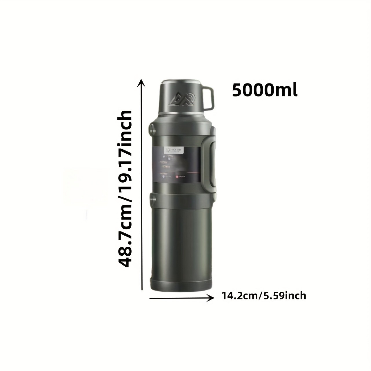 Large Capacity Insulated Water Bottles 3.2L, 4L & 5L for All-Day Outdoor Hydration