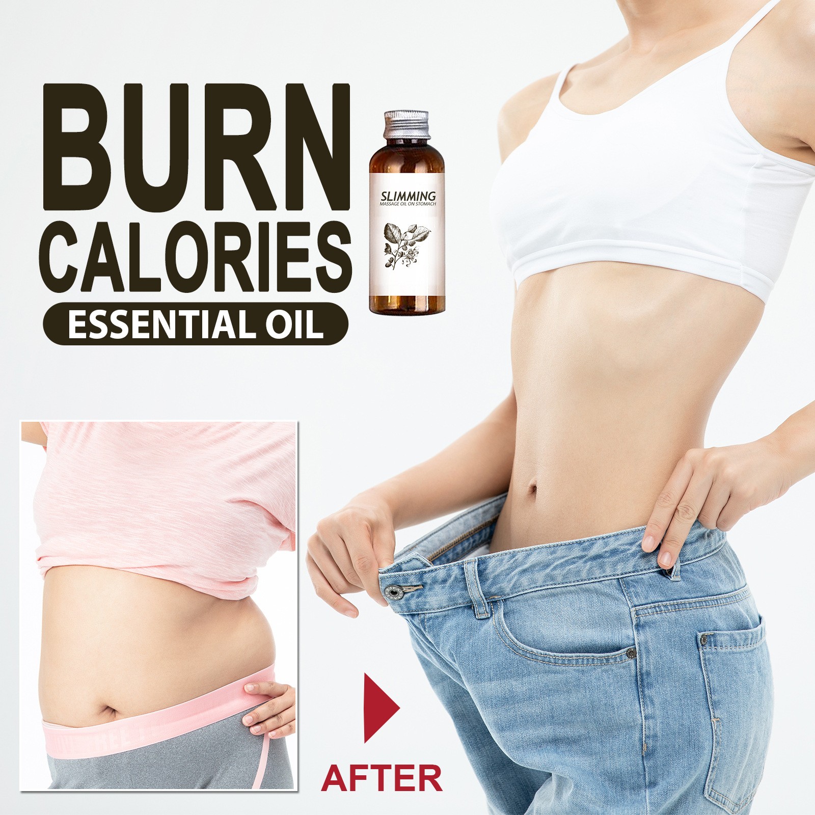 Natural Herbal Slimming Massage Oil