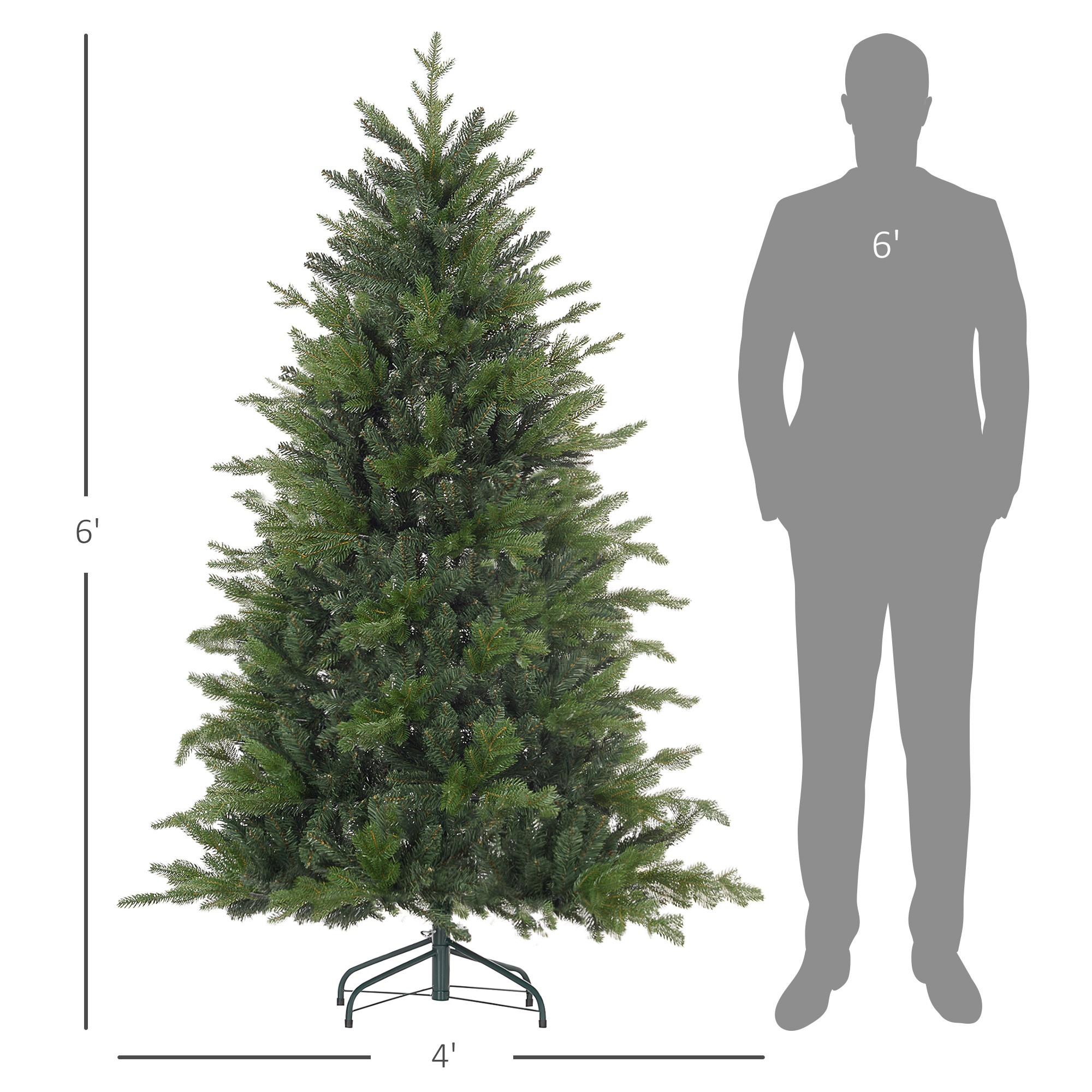Christmas Tree With Foldable Stand