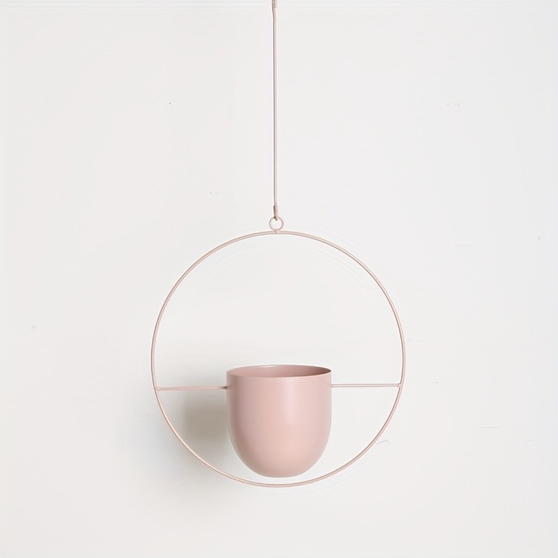 YUMIPLUS Modern Iron Hanging Decorative Vases  Minimalist Creative Balcony Planters Set