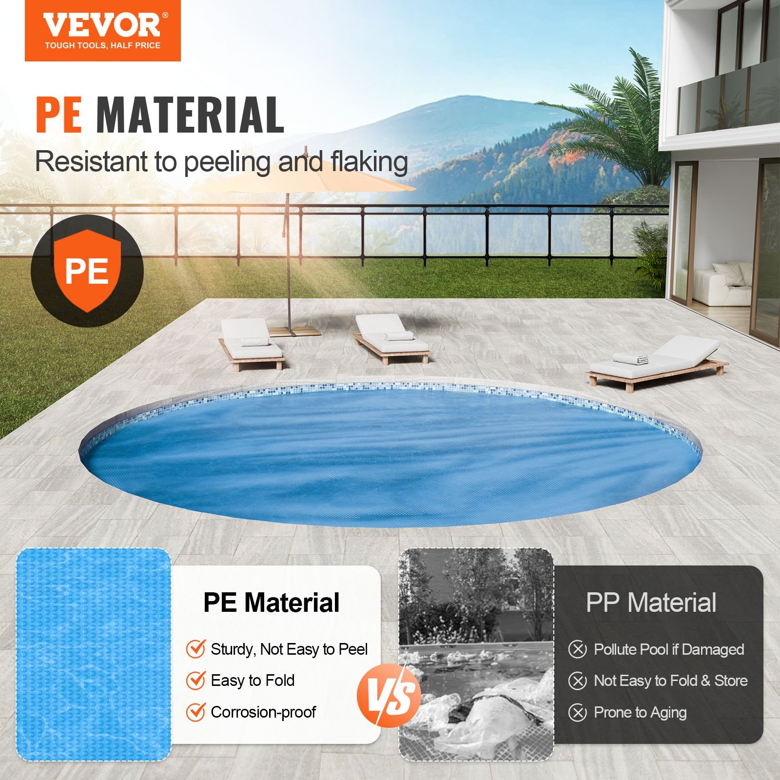 Round Solar Pool Cover