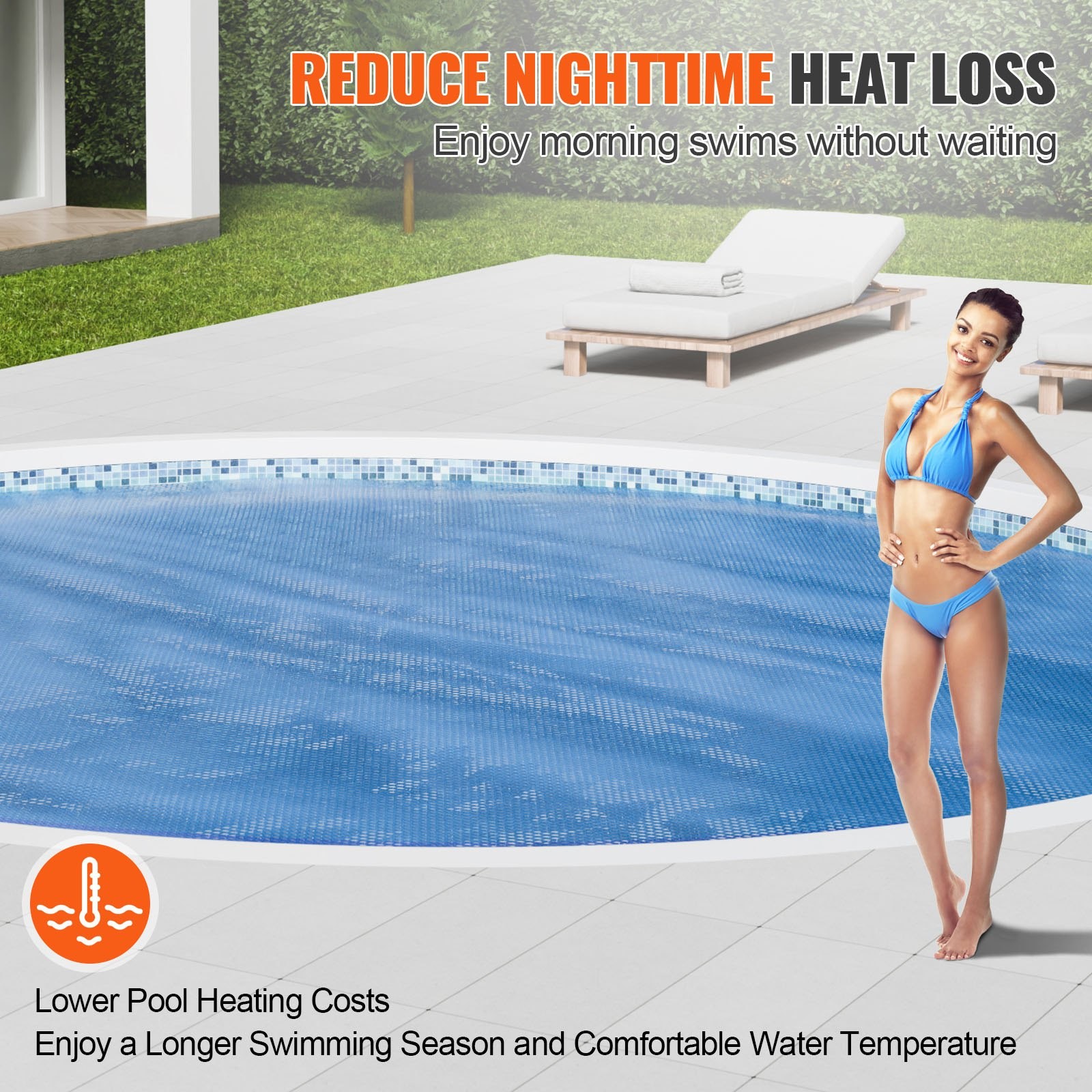 Round Solar Pool Cover