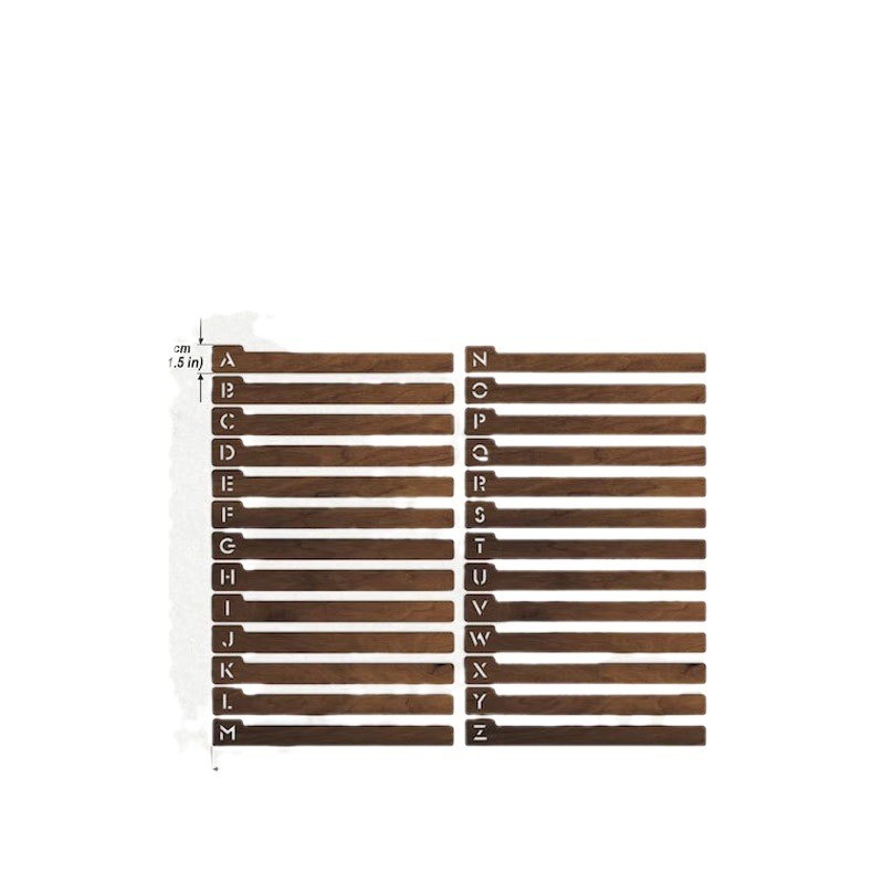 Alphabetized Dividers