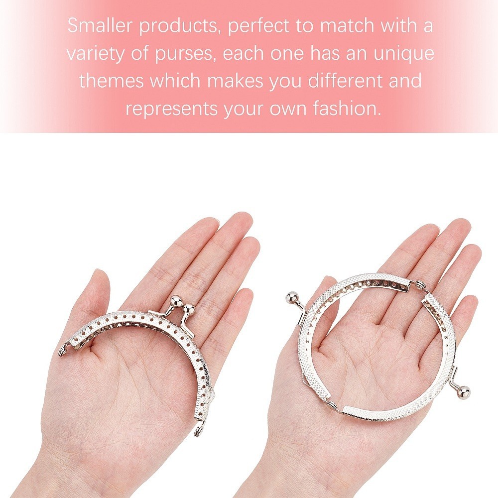 1set 6pcs Iron Purse Handle Frame