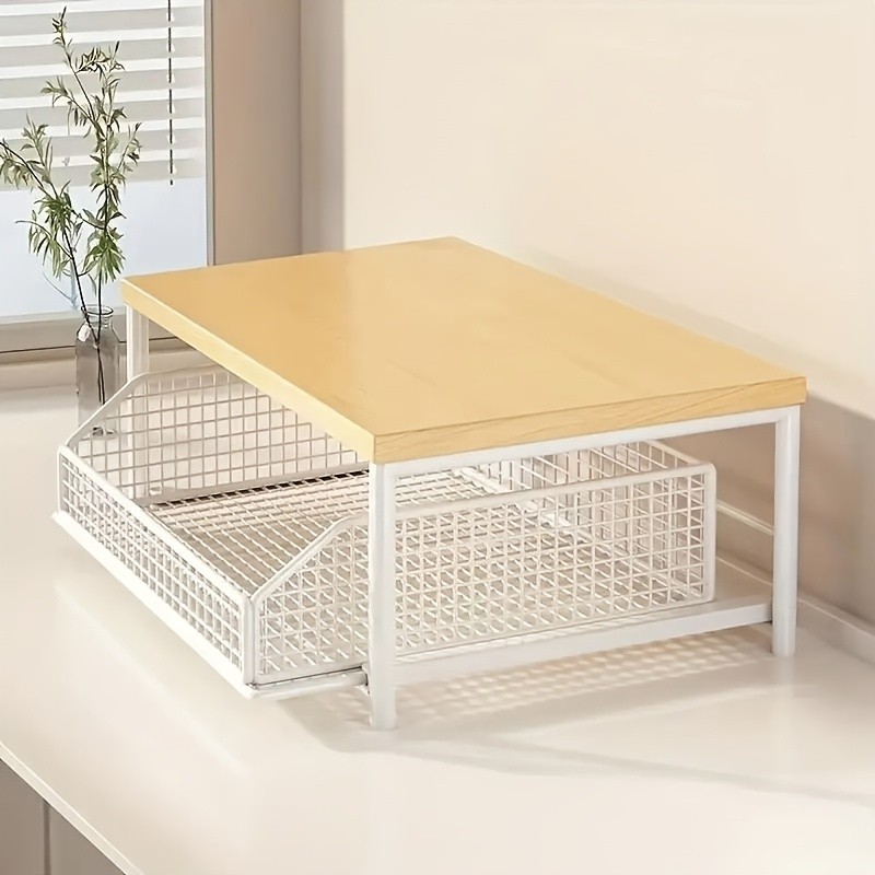 Vertical Shelf for Kitchen Microwave