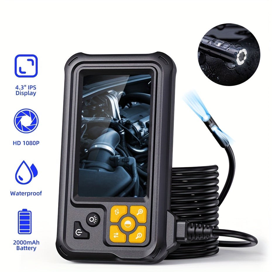 TONGWODE 10.92cm IPS Display 1080P Industrial Camera Inspection Device