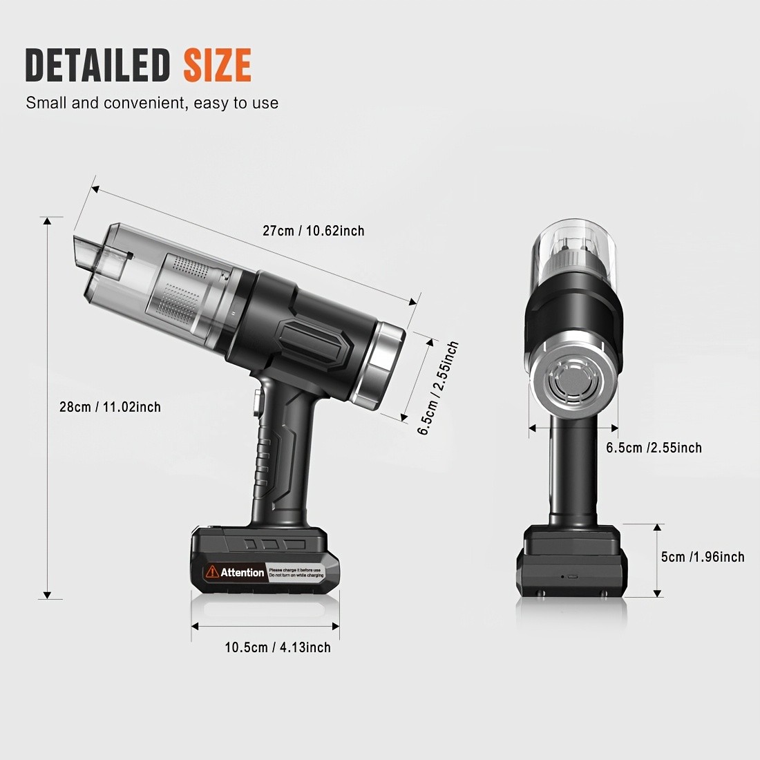 CascadeVac Handheld Wireless Portable Vacuum Cleaner