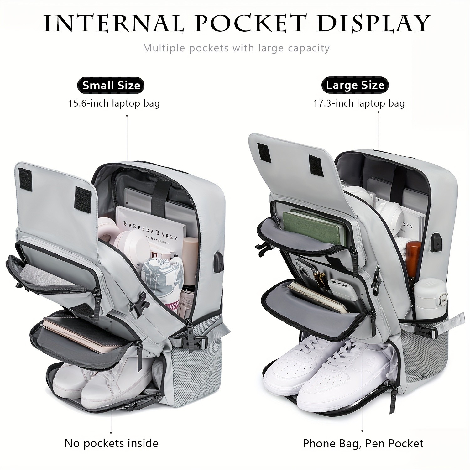 17.3-Inch Double-Shoulder Computer Backpack