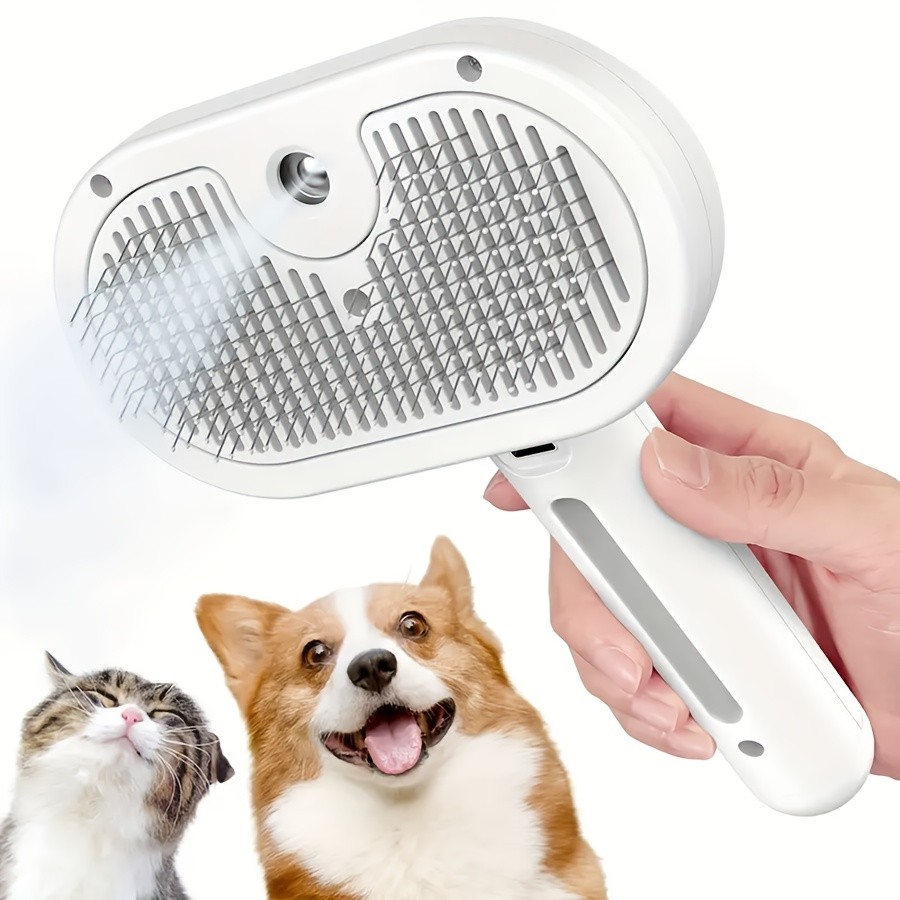 MIAOQUANJI 3-in-1 Automatic Pet Grooming Brush