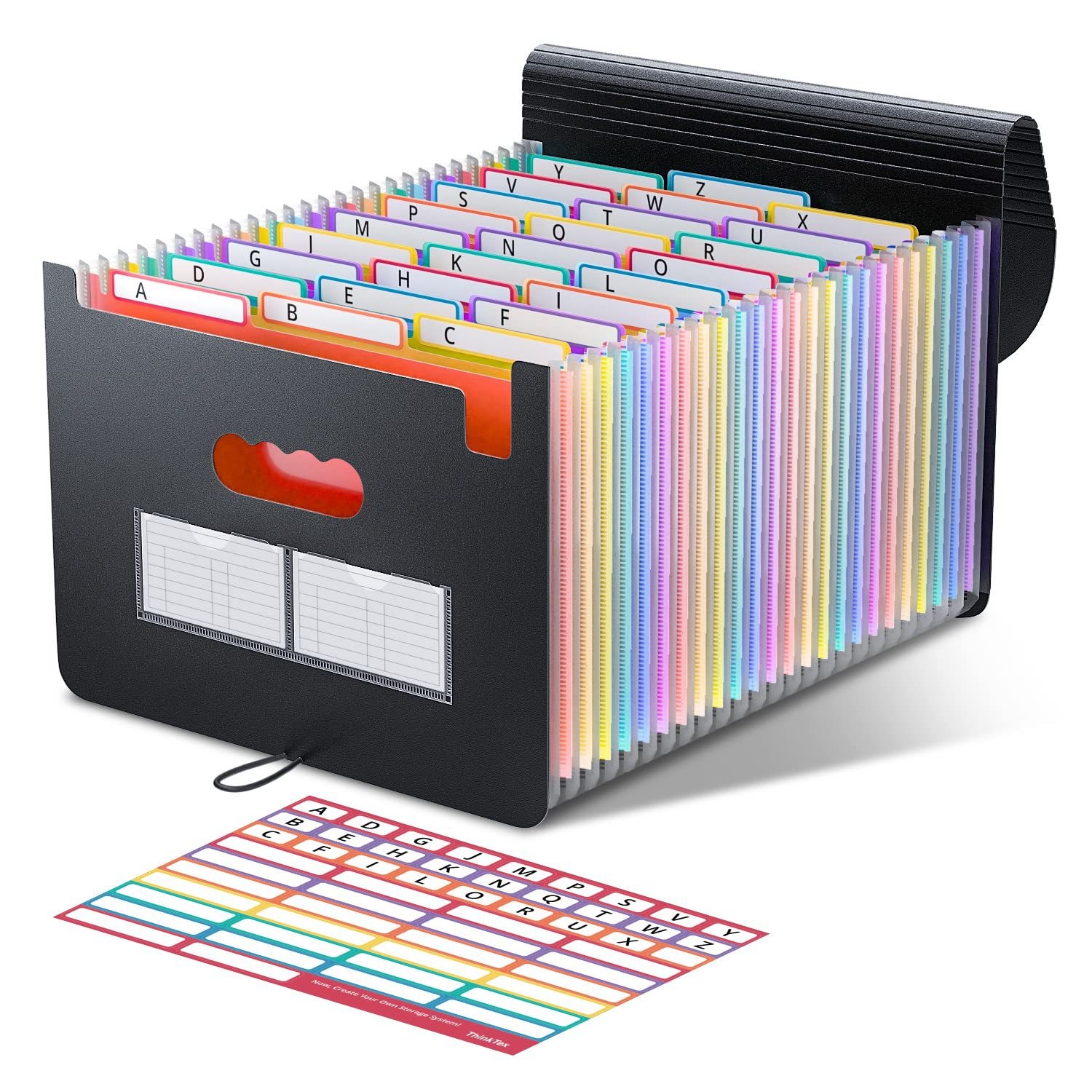 Accordion File with Alphabetical Sorting
