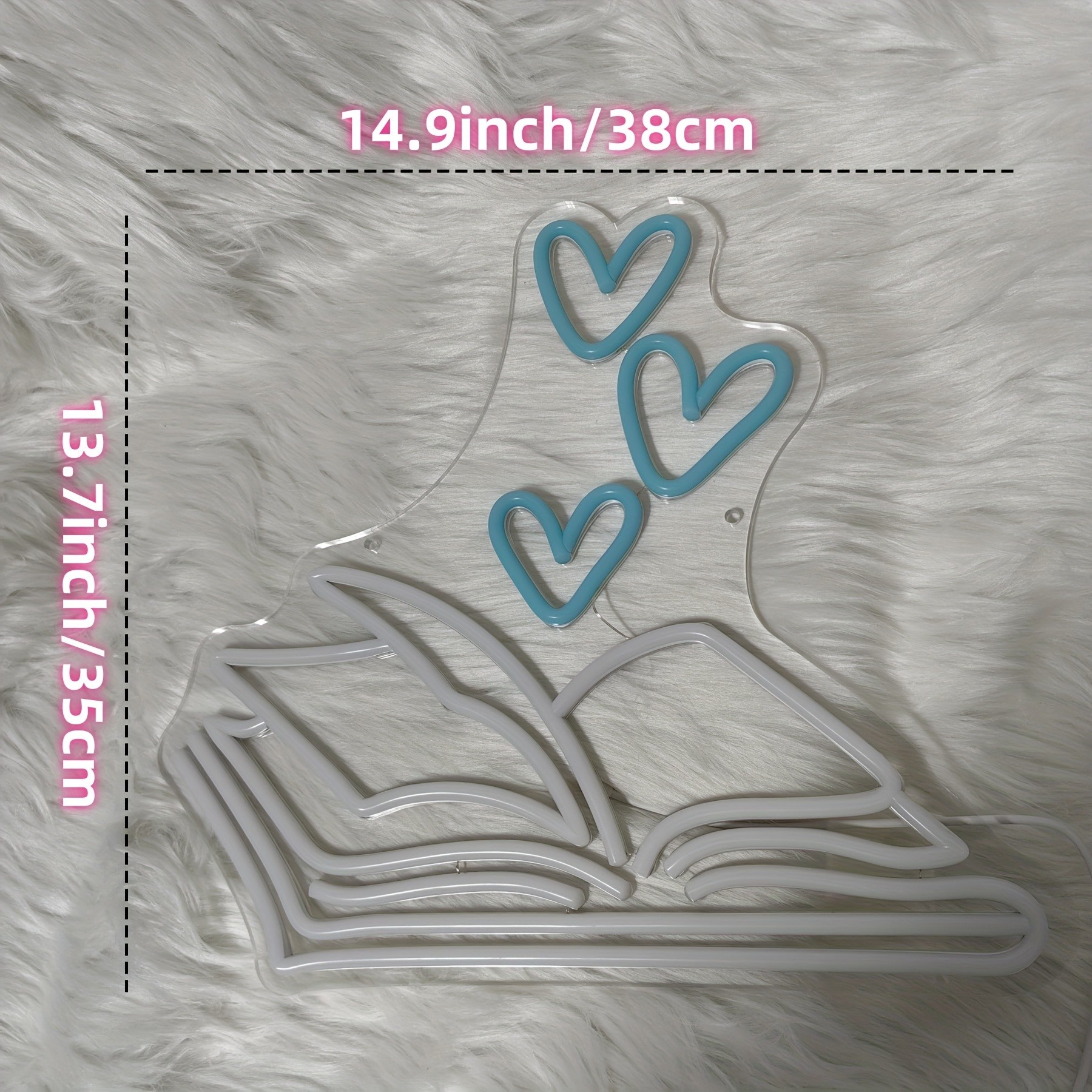 Neon Sign Reading Book LED Light Neon Sign for Wall Decor