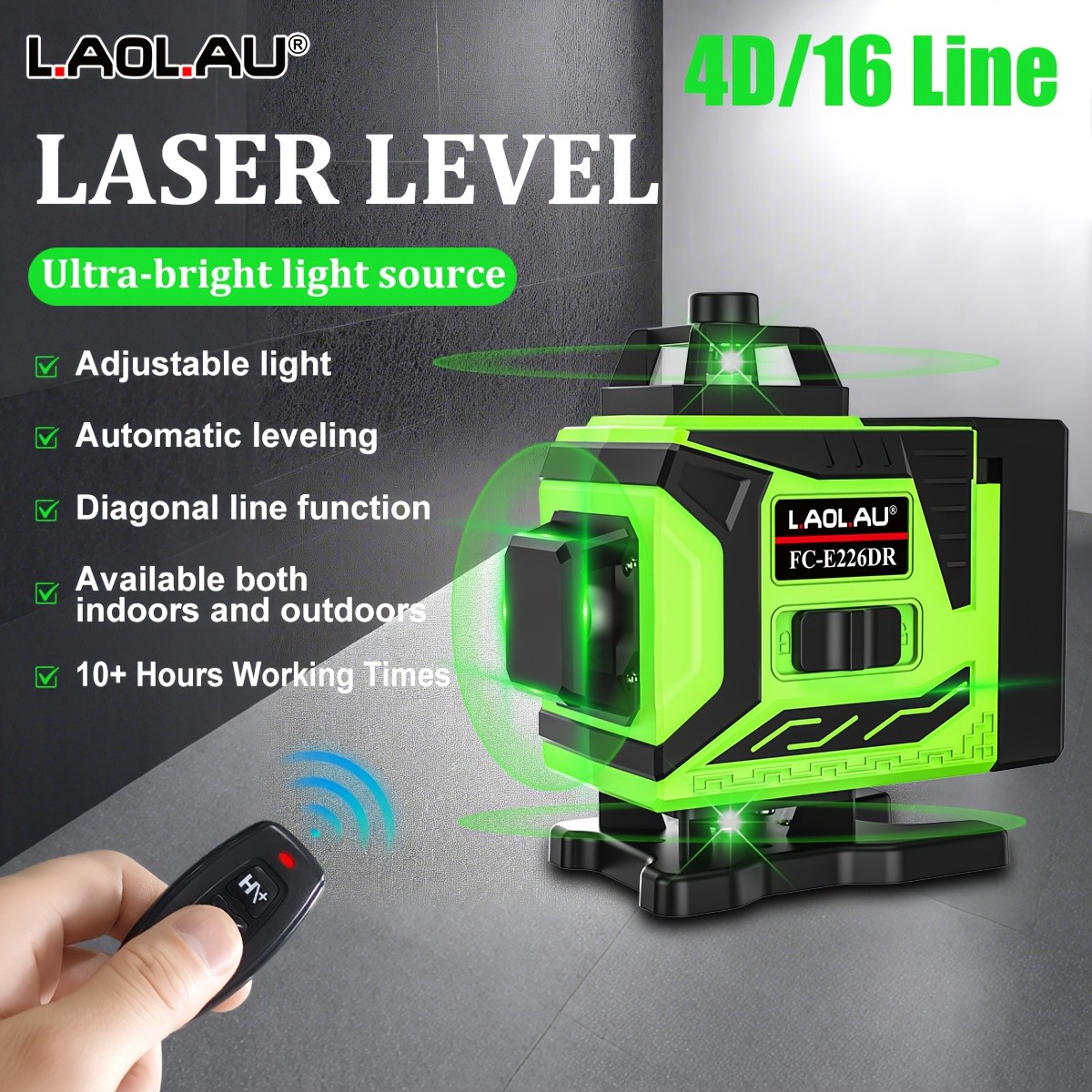 LAO LAU Laser Level FC-E226DR