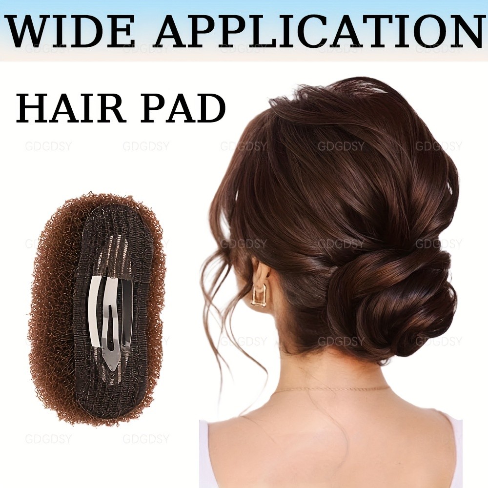 3pcs Volume Bump Up Hair Sponge Inserts and Puff Cushion Clips