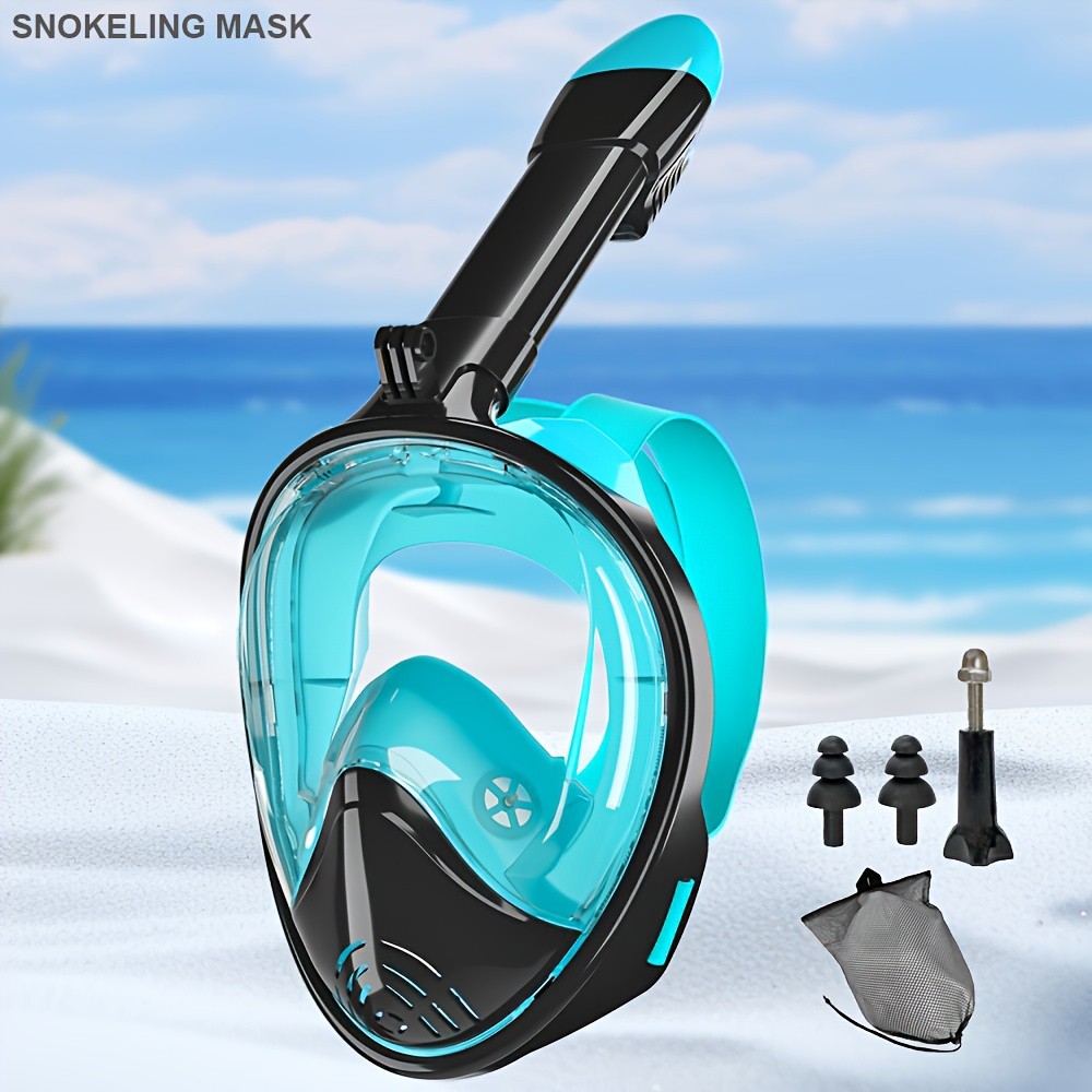 JoyMaySun Full Face Snorkeling Mask with Camera Holder