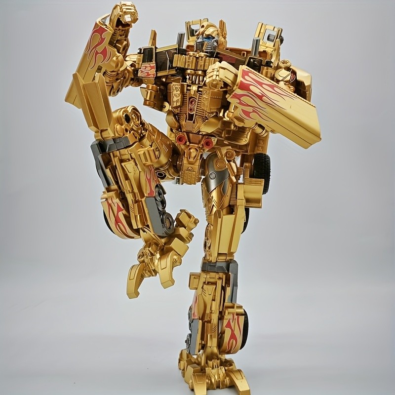 Optimus Prime Transformable Robot Model with Movable Joints & Detachable Weapons
