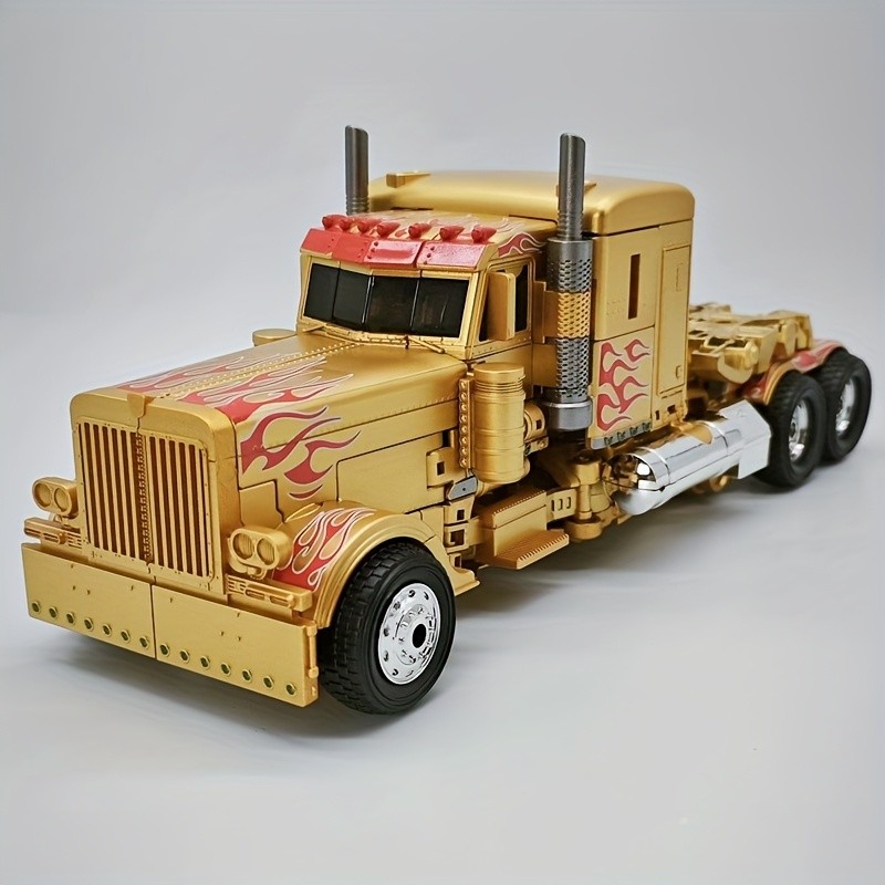 Optimus Prime Transformable Robot Model with Movable Joints & Detachable Weapons