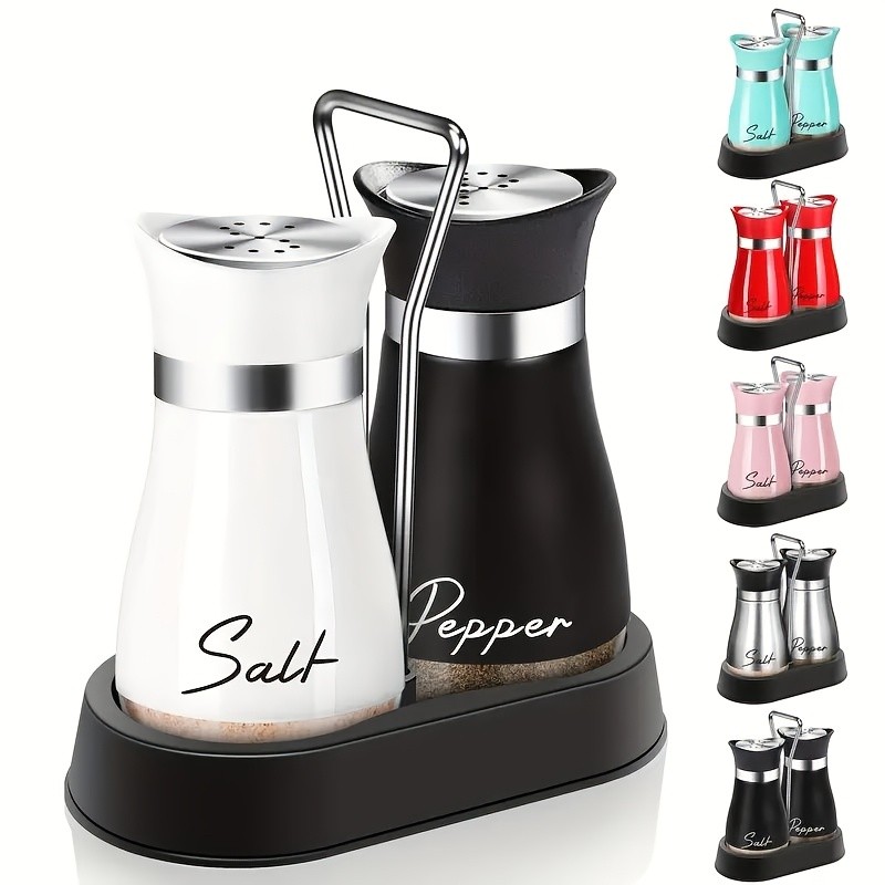 MAMSHIB 2pcs 4oz Salt & Pepper Shaker Set