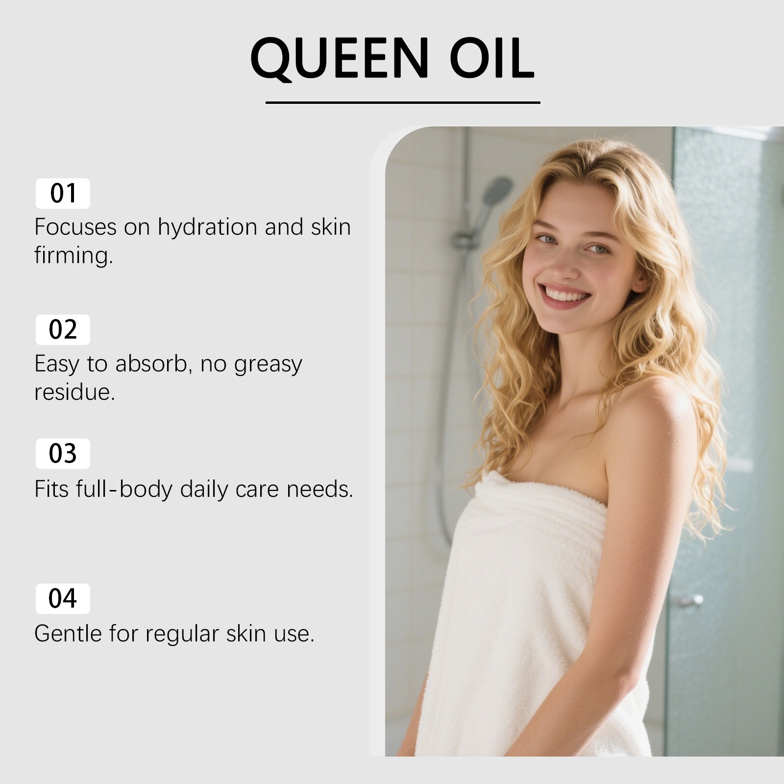OceAura Queen Oil Firm, Hydrate, and Smooth Your Skin